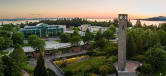 UBC Clock tower and campus